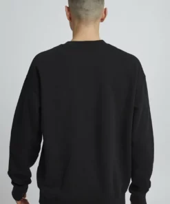 Solid SDLENZ CREW - Sweatshirt - True Black -Promos Solid Magasin 952a4d63f7394dc899e23610a51ffa88