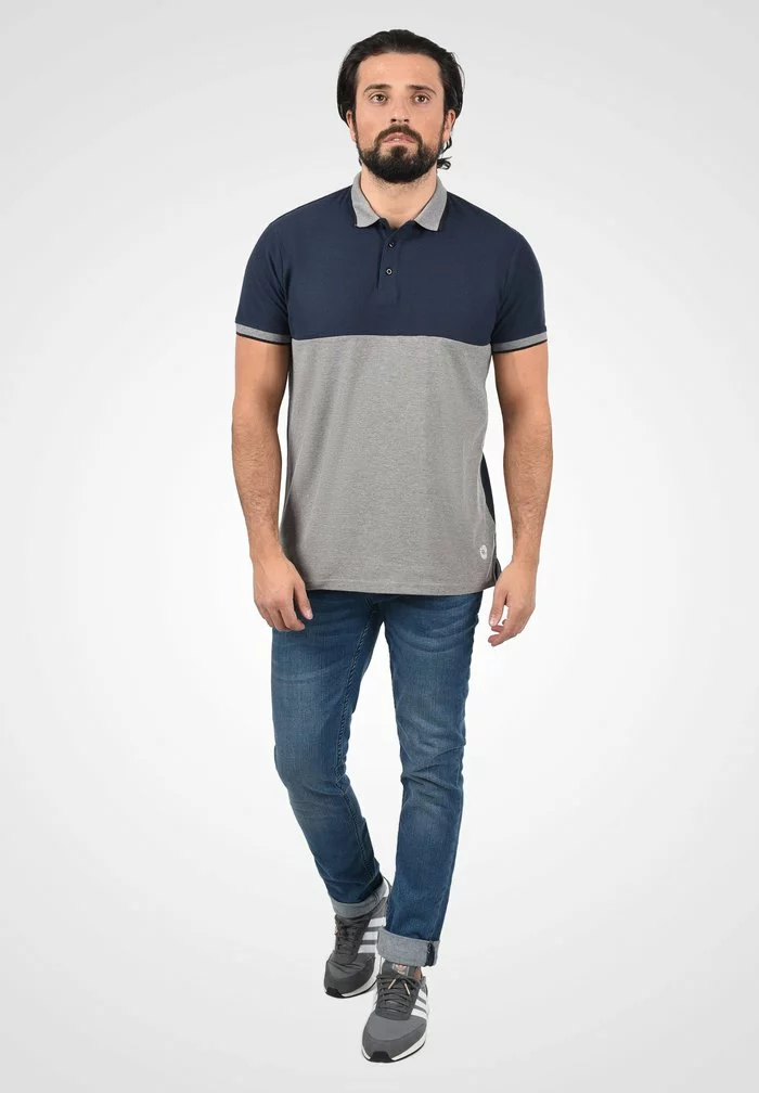 Solid SDCORBIN - Polo - Faded Blue 2 Solid SDCORBIN - Polo - Faded Blue – Image 2