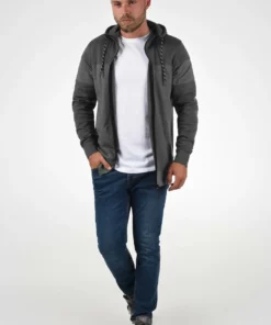 Solid SDBARIS - Sweat à Capuche Zippé - Forged Iron 14 Solid SDBARIS - Sweat à Capuche Zippé - Forged Iron -Promos Solid Magasin 9566b39f68b844b0b30c9d4a07ad732a