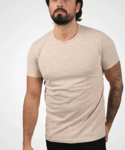 Solid SDALARICO - T-shirt Basique - Curds & Whey Melange