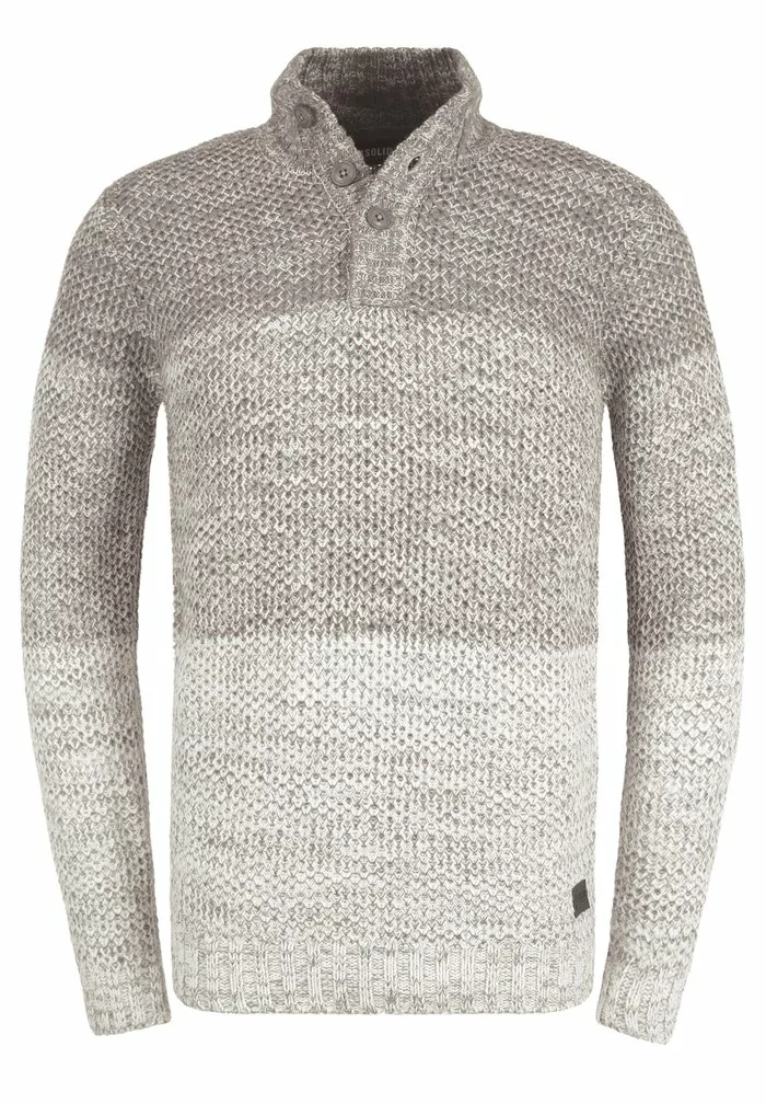 Solid SDAFTON - Pullover - Grey Melange 6 Solid SDAFTON - Pullover - Grey Melange – Image 6