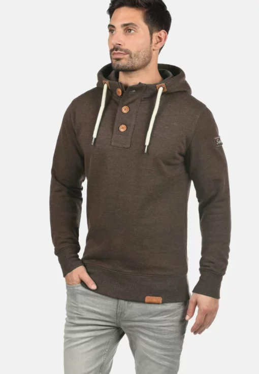 Solid SDTRIPSTRIP - Sweat à Capuche - Coffee Bea -Promos Solid Magasin 9623c593648c4a319c9993fede1ffeca