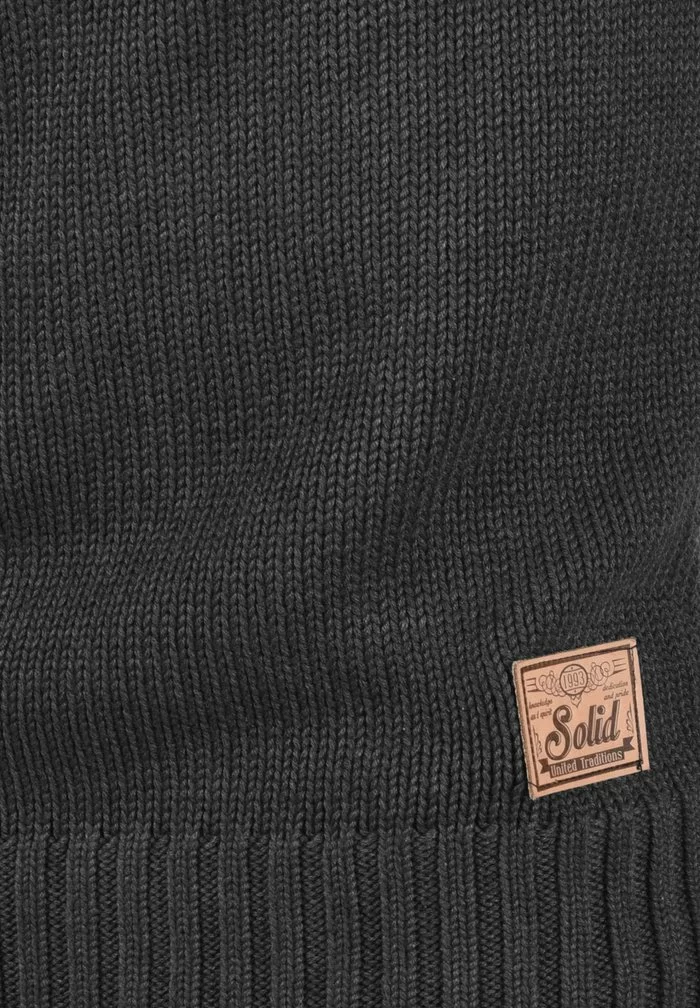 Solid SDPIZI - Pullover - Dark Grey 4 Solid SDPIZI - Pullover - Dark Grey – Image 4