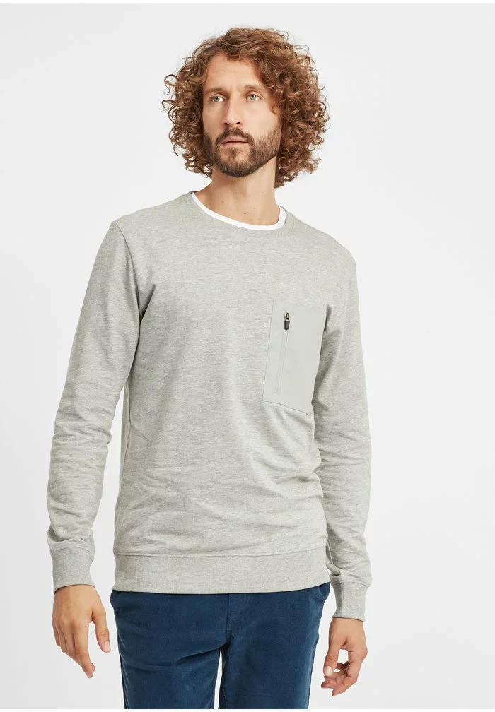 Solid SDJONKO - Sweatshirt - Grey Melange 1 Solid SDJONKO - Sweatshirt - Grey Melange