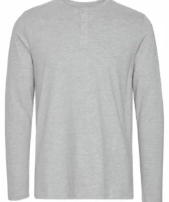 Solid SDVINTON LS 21106135 - T-shirt à Manches Longues - Light Grey Melange -Promos Solid Magasin 9731d07612004a3a8e8fca570f890413