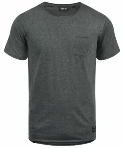 Solid SDANDREJ - T-shirt Basique - Anthracite -Promos Solid Magasin 97a4cf43fefb4afeaa3e46855b80e4cf