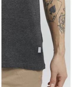 Solid PEDRO - T-shirt Imprimé - Dark Grey Melange -Promos Solid Magasin 97f43317f0fc4d84b408f012f0c7b7ec