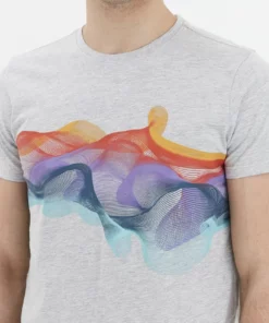 Solid PEDRO - T-shirt Imprimé - Light Grey Melange -Promos Solid Magasin 98bf8dcca33a407da285a1e40971dd25