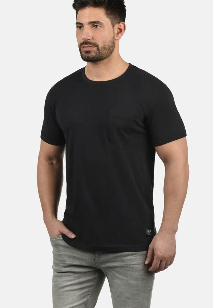 Solid SDBOB - T-shirt Basique - Black 1 Solid SDBOB - T-shirt Basique - Black