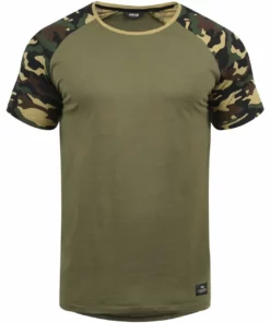 Solid SDCAHIL - T-shirt Imprimé - Dusty Olive -Promos Solid Magasin 99503926286641899d75671e052c12fb