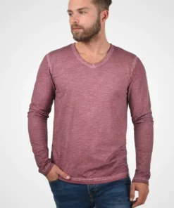 Solid SDCORNELIO - T-shirt à Manches Longues - Wine Red