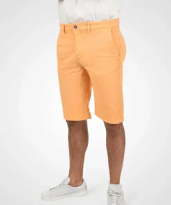 Solid SDSHORTS - Short En Jean - Orange Chi