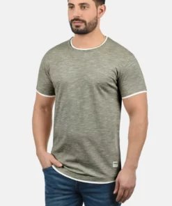 Solid SDRIGOS - T-shirt Basique - Dusty Olive