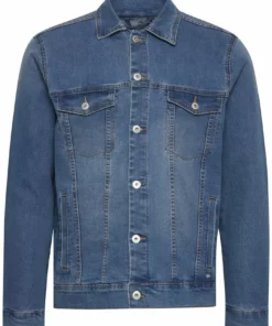 Solid Veste En Jean - Middle Blue Denim -Promos Solid Magasin 9ad4e7b430194abeb103d2eb697857a6