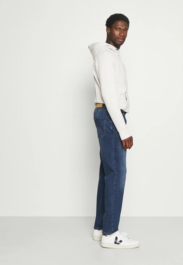 Solid DAD - Jeans Fuselé - Middle Blue Denim 4 Solid DAD - Jeans Fuselé - Middle Blue Denim – Image 4