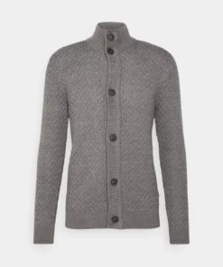 Solid VELLORE CARDIGAN - Gilet - Gray Melange -Promos Solid Magasin 9d73e789a86e42d58ad2d888ddad1065