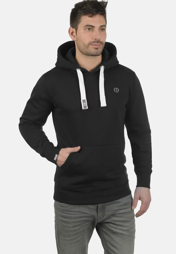 Solid SDBENNHOOD - Sweat à Capuche - Black 1 Solid SDBENNHOOD - Sweat à Capuche - Black