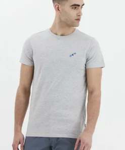 Solid SDTHORGE - T-shirt Basique - Light Grey Melange