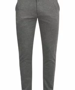 Solid SDOLIZAR - Pantalon Classique - Grey Melange -Promos Solid Magasin a40a51a80f6b4d8b81dc3d03db598e61