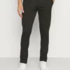 Solid BARRO CHECK PANT - Pantalon Classique - Black Forest