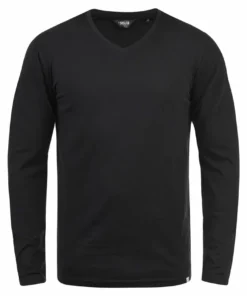 Solid SDBEDA - T-shirt à Manches Longues - Black -Promos Solid Magasin a53db29416e2451eaacafbe556d7b93d