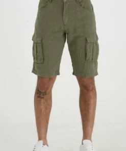 Solid SDPOVL CARGO LINEN - Short - Ivy Green