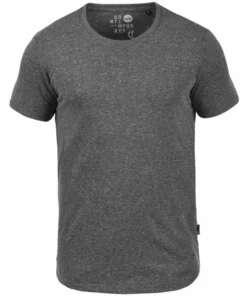 Solid SDTHIAS - T-shirt Basique - Black -Promos Solid Magasin a61ddb2c3ee543c59747b346eb24e4a7