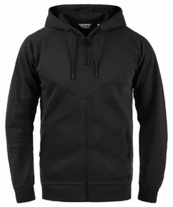 Solid SDGELBERT - Sweat à Capuche Zippé - Black -Promos Solid Magasin a75954349a7649949903eaf72260013c