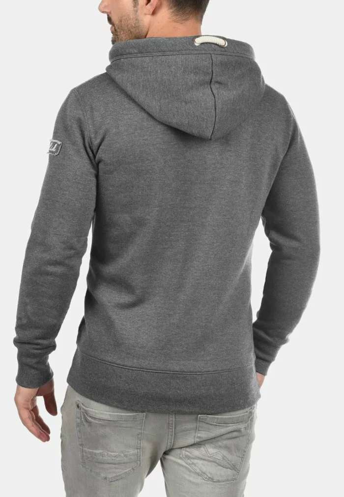 Solid SDTRIPSTRIP - Sweat à Capuche - Grey Melange 2 Solid SDTRIPSTRIP - Sweat à Capuche - Grey Melange – Image 2