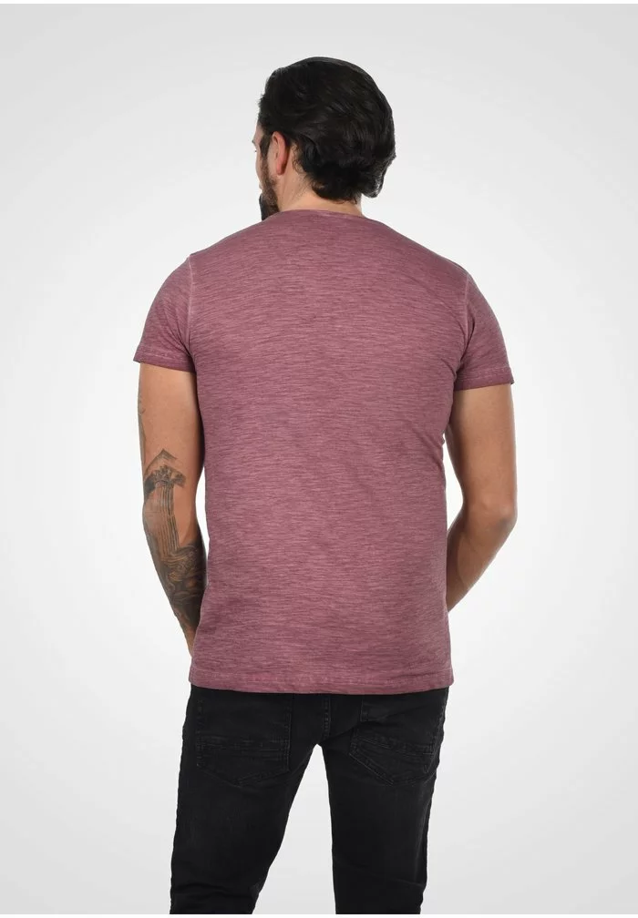 Solid CONLEY - T-shirt Imprimé - Wine Red 3 Solid CONLEY - T-shirt Imprimé - Wine Red – Image 3