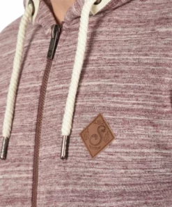 Solid SDCRAIG - Sweat à Capuche Zippé - Wine Red -Promos Solid Magasin aa3c176d14274f2e9ed4294c4f097e40