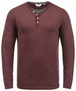 Solid SDDORIANO - T-shirt à Manches Longues - Dark Red -Promos Solid Magasin aa4e30d283c4476aa56aa8ee28b93f28