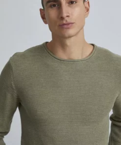 Solid SDJARAH - Pullover - Vetiver Melange -Promos Solid Magasin abad2e36fcaa421f91fcb9d84d53a543