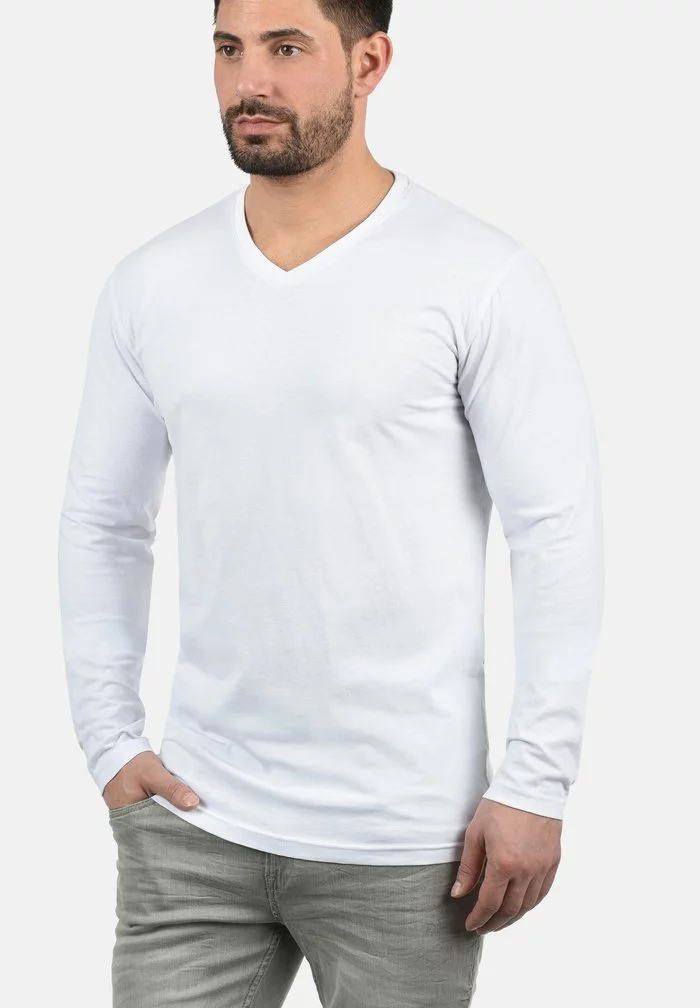 Solid SDBEDA - T-shirt à Manches Longues - White 1 Solid SDBEDA - T-shirt à Manches Longues - White