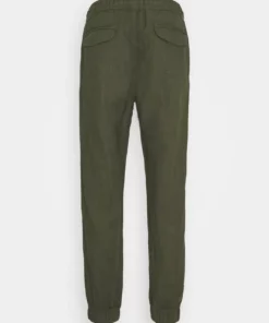 Solid SDTRUC CUFF LINEN - Pantalon Classique - Ivy Green -Promos Solid Magasin ad32b2f058084f659271b58fb633a591