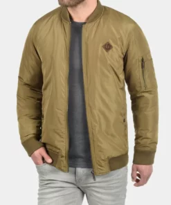Solid SDPARK - Blouson Bomber - Khaki -Promos Solid Magasin adc223a6a37744d4bd64c16913ff8541