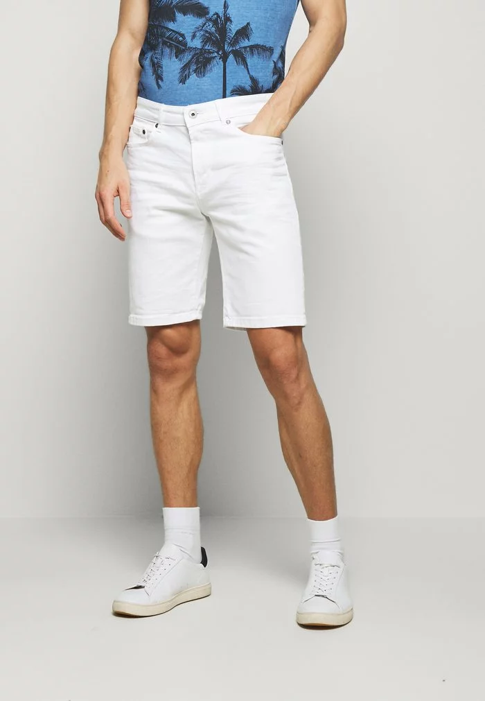 Solid Short En Jean - White 1 Solid Short En Jean - White