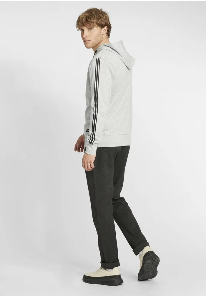 Solid SDGALDO - Sweat à Capuche - Light Grey Melange 3 Solid SDGALDO - Sweat à Capuche - Light Grey Melange – Image 3