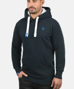 Solid SDBENNHOOD - Sweat à Capuche - Blue