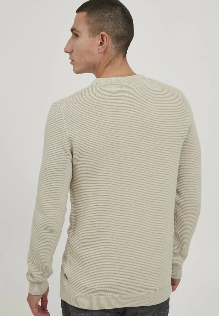 Solid SDNICHOLAS - Pullover - Oatmeal 3 Solid SDNICHOLAS - Pullover - Oatmeal – Image 3