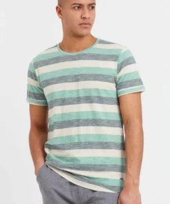 Solid SDTHICCO - T-shirt Imprimé - Green/white