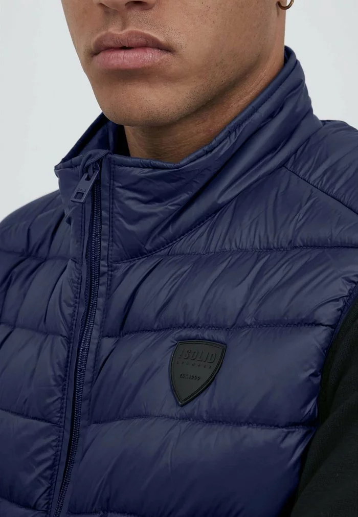 Solid SDHAILIE W.COAT 21104355 - Veste Sans Manches - Insignia Blue 4 Solid SDHAILIE W.COAT 21104355 - Veste Sans Manches - Insignia Blue – Image 4