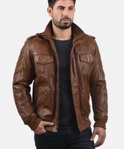 Solid SDCAMASH - Veste En Cuir - Golden Bro