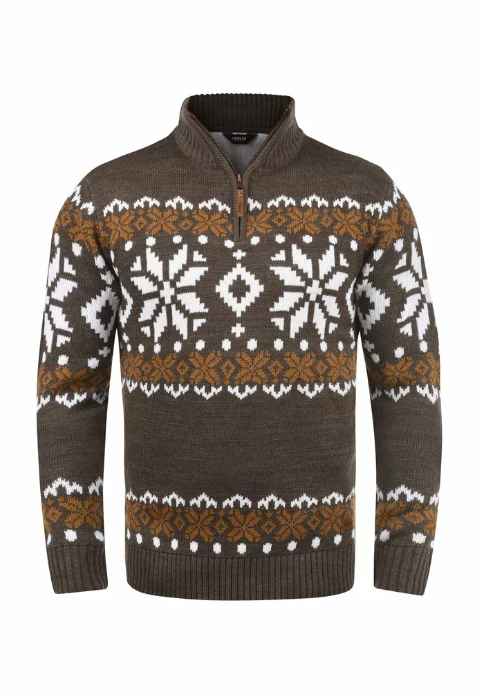 Solid SDNORWIN - Pullover - Dark Brown 4 Solid SDNORWIN - Pullover - Dark Brown – Image 4