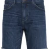 Solid RYDER - Short En Jean - Blue Dnm