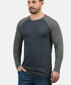 Solid SDBASTIEN - T-shirt à Manches Longues - Blue Gr M