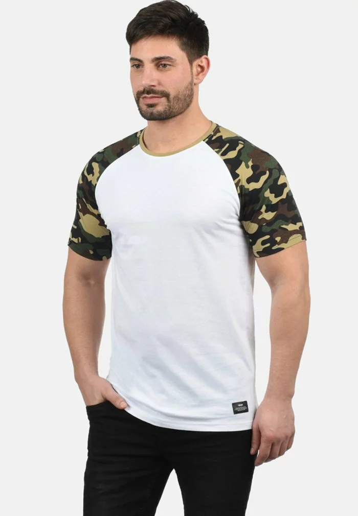 Solid SDCAHIL - T-shirt Imprimé - White 1 Solid SDCAHIL - T-shirt Imprimé - White