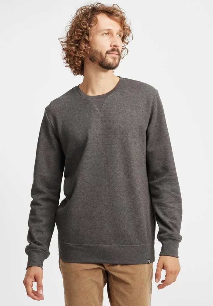 Solid SDTEMET - Sweatshirt - Dark Grey Melange 1 Solid SDTEMET - Sweatshirt - Dark Grey Melange