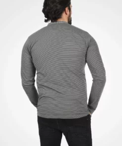 Solid SDALPHIOS - T-shirt à Manches Longues - Dark Grey Melange -Promos Solid Magasin b686d851fac34b9583d5fabd12e66a35