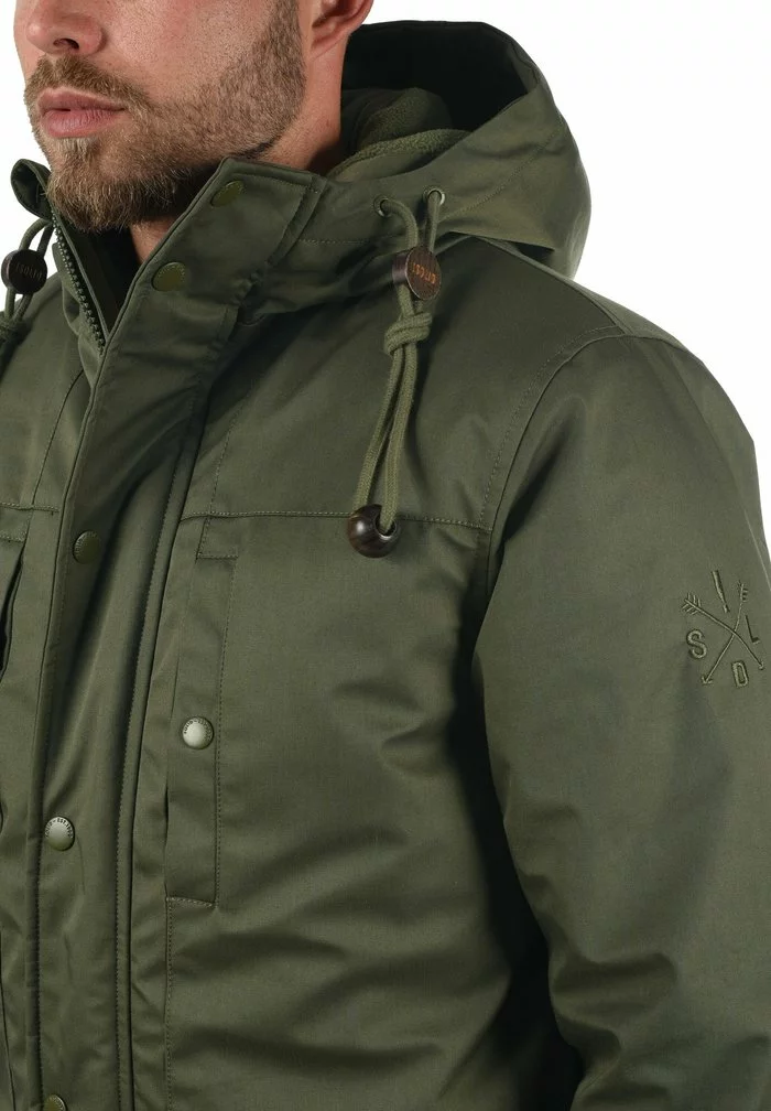 Solid SDFRANCO - Parka - Ivy Green 4 Solid SDFRANCO - Parka - Ivy Green – Image 4